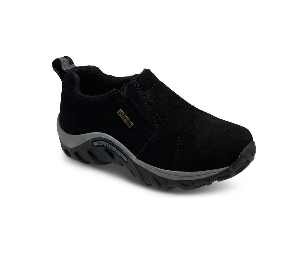 Merrell Barefoot Sko Børn - Jungle Moc Frosty Waterproof - Sort - HFN836470